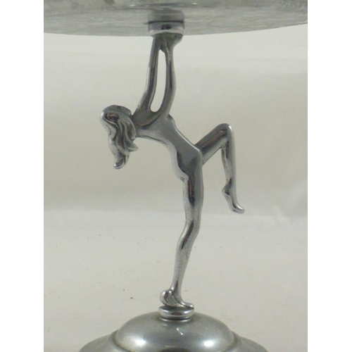 344 - Art Deco style cake stand