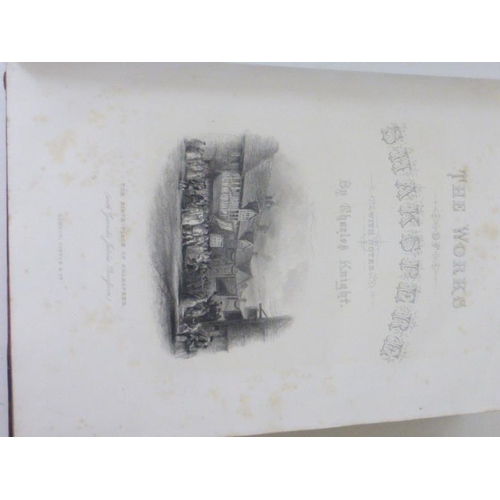 366 - The Works of Shakespeare, Imperial Edition, 2 volumes, edited by Charles Knight, published by Virtue... 