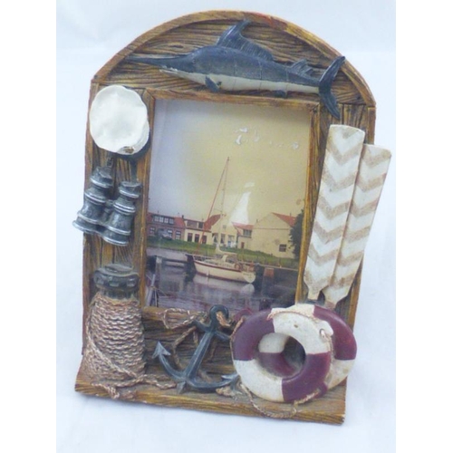 324 - Nautical Themed Free Standing Picture Frame