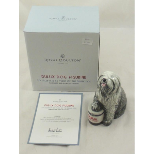 339 - New Royal Doulton Dulux Dog Figurine complete Box and Certificate