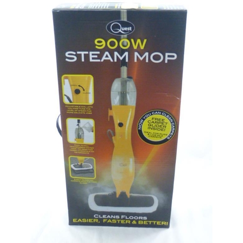 76 - New Boxed Quest 900w Mop Steam Cleaner (Working)