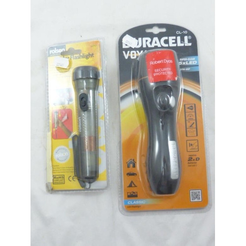 583 - Two Battery Operated Torches Including Duracell and Rolson