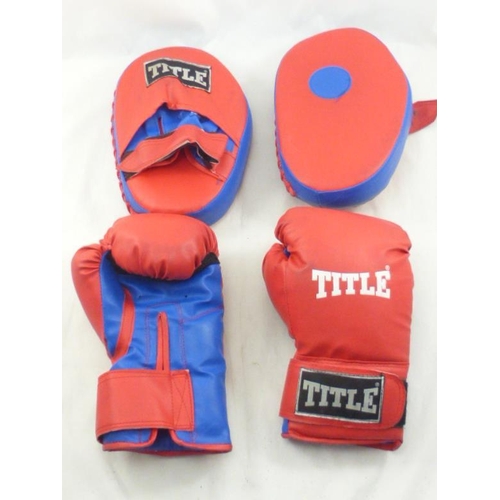 13 - Set of Boxing pads and gloves