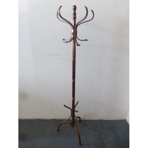 84 - Wooden Coat and Hat Stand (6ft) A/F