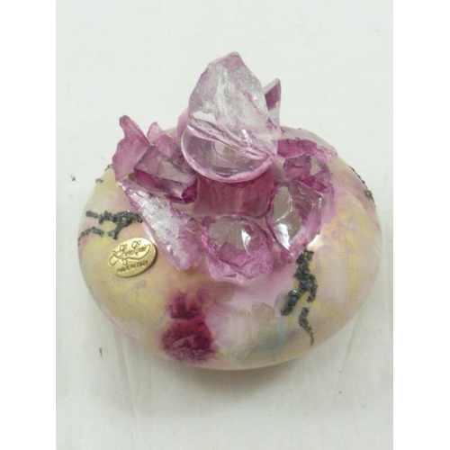 180 - Christina Creazioni Hand Painted Perfume Bottle