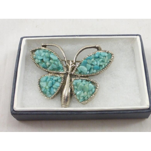 194 - Vintage Butterfly Brooch