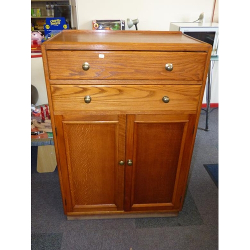 70 - Vintage Tallboy with Two Drawers and Two Doors