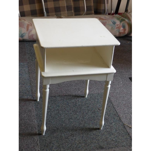 89 - Small Vintage Painted Side Table