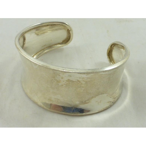 215 - Hallmarked Silver Bangle complete with Presentation Box