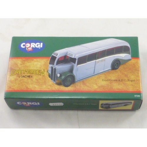 225 - Corgi Grey- Green AEC Regal Coach in Box