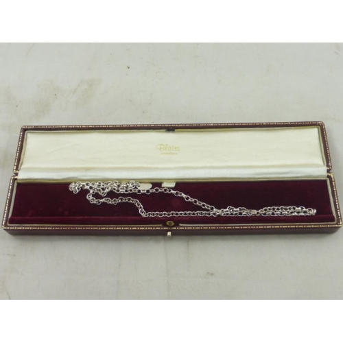 226 - Silver Curb Link Necklace with Presentation Box