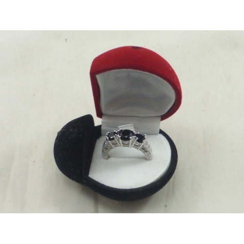 427 - Silver Toned Ring with Ladybird Themed Presentation Box