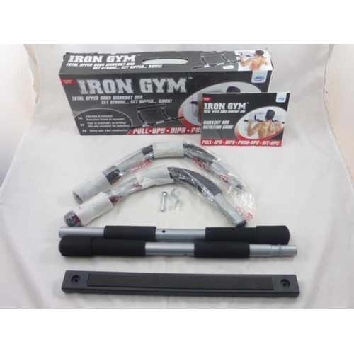 433 - Iron Gym upper body workout in box with instructions