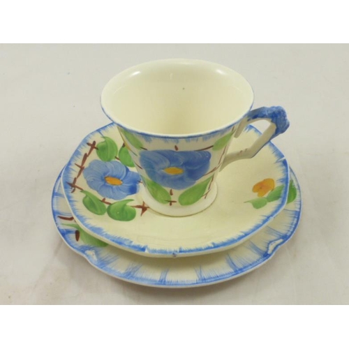 443 - Vintage Tudor Ware Hand Painted Trio