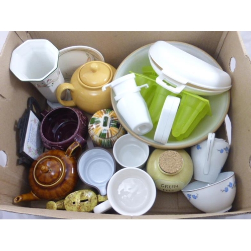 486 - Mixed Lot Including Eternal Beau, Tea Pots, Sadler, Mixing Bowl and More