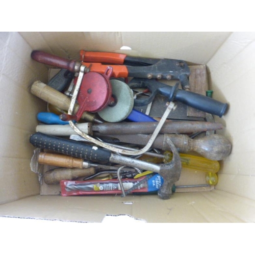 502 - Mixed Selection of Various Tools, including Tile Cutter, Hammer, Drill and Lots More