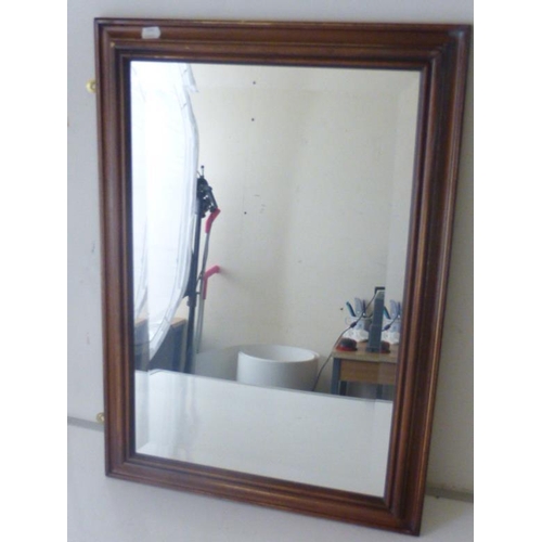 365 - Wood Framed Bevel edged Mirror (50cm x 71cm)