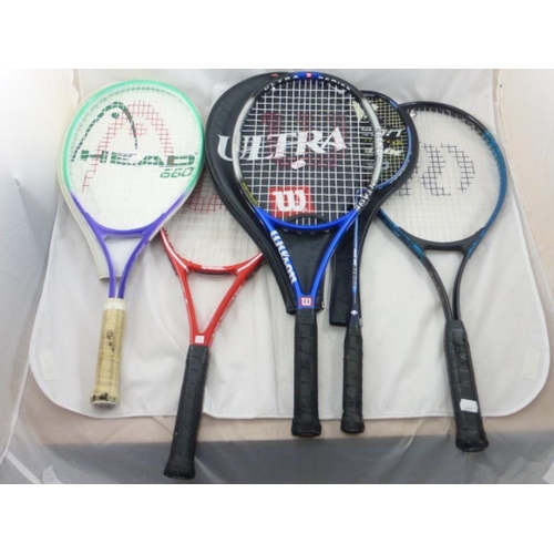 532 - Collection of good quality tennis rackets