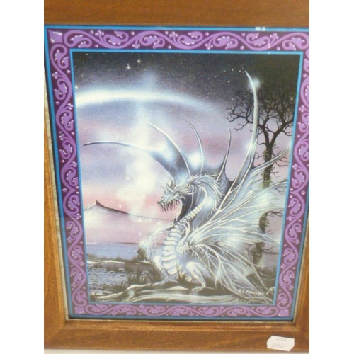 370 - Two Framed and Glazed Mystic and Magic Pints by P.E. Pracownik  (20cm x 35cm)