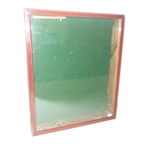 385 - Wooden display box Approx. 48 x59cm