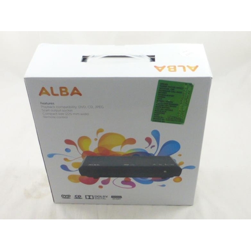 576 - Alba DVD Player complete with Original Box and Remote Control