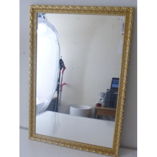 53 - Large Decorative Gilt Framed Mirror (57cm x 84cm)