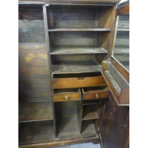 135 - Large Gentleman's Wardrobe with Drawers and Shelves