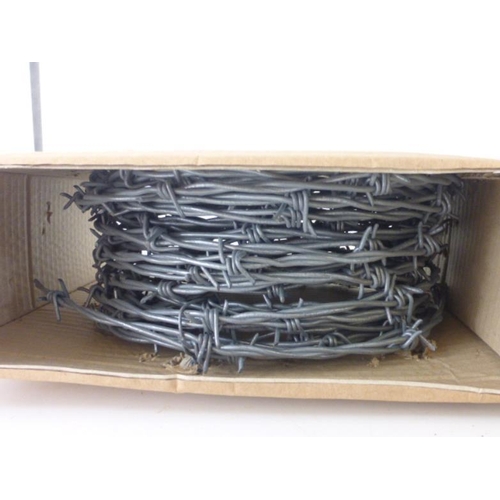 65 - Boxed Garden Barbed wire 15 metres