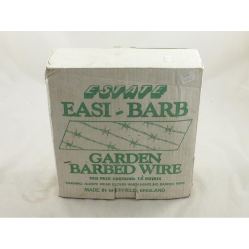 65 - Boxed Garden Barbed wire 15 metres