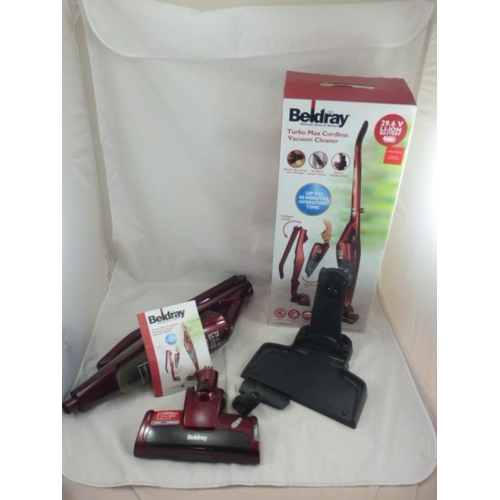 104 - Beldray Turbo Mz Cordless Vacuum Cleaner in Original Box (Working)