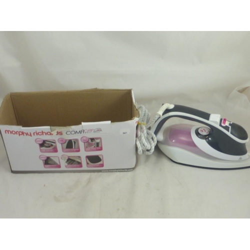 117 - Morphy Richards Comfigrip Iron in Original Box (Working)