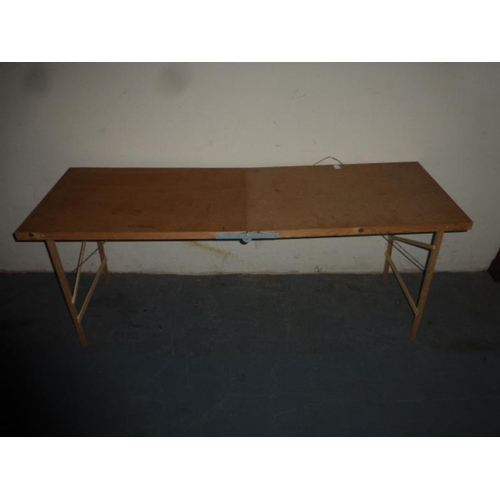 120 - Wooden Pasting / Car Boot Table