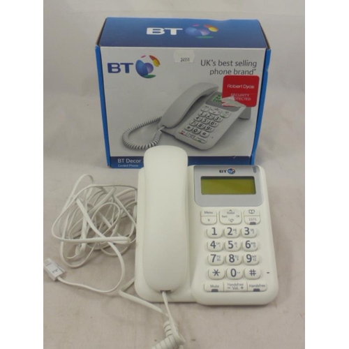 194 - BT Decor 2200 Corded Telephone in Original Box (Working)