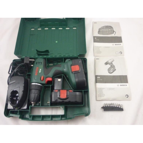 205 - Bosch 18v Drill/Driver in Original Case (Working)