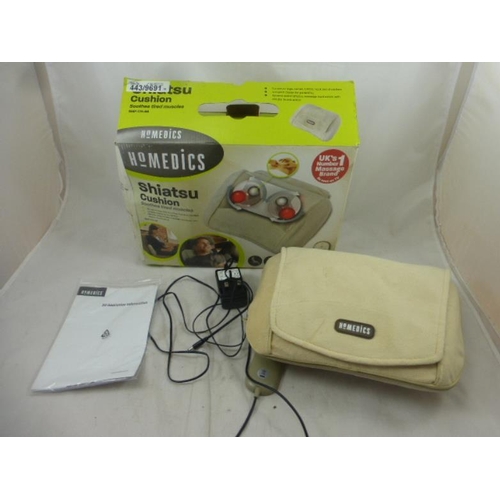 208 - Homedics Shiatsu Cushion in Original Box (Working)