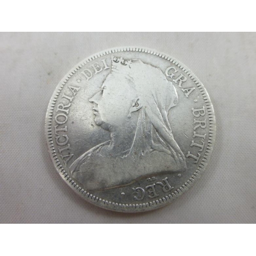 238 - Silver Victorian Half Crown (1893)