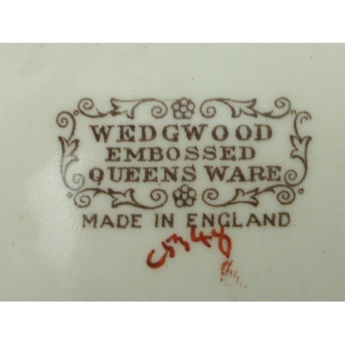 243 - Wedgwood Embossed Queens Ware Milk Jug