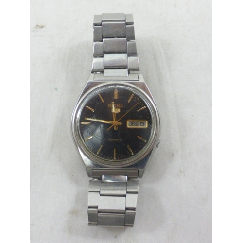 299 - Original Vintage Seiko 5 Automatic Watch (3N0997)