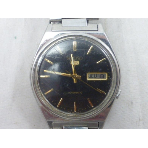 299 - Original Vintage Seiko 5 Automatic Watch (3N0997)