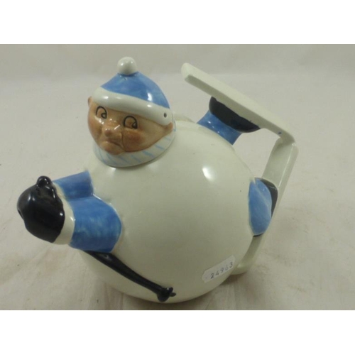 351 - Carlton Ware Tumbling Skier Tea Pot