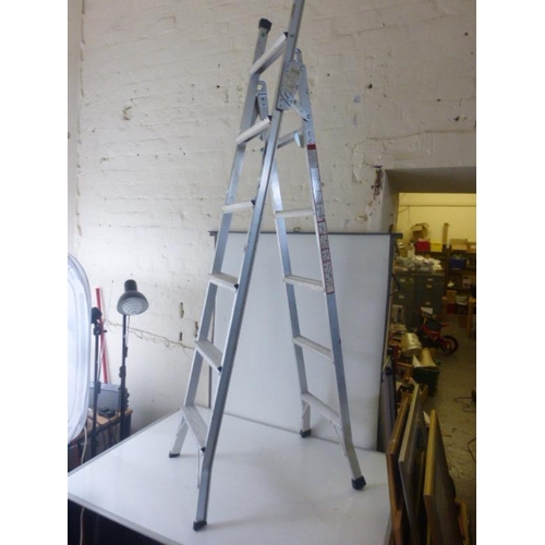 261 - An Aluminium 3 Way Ladder