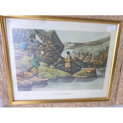 315 - Two Vintage Framed and Glazed Prints depicting Fishing Scences