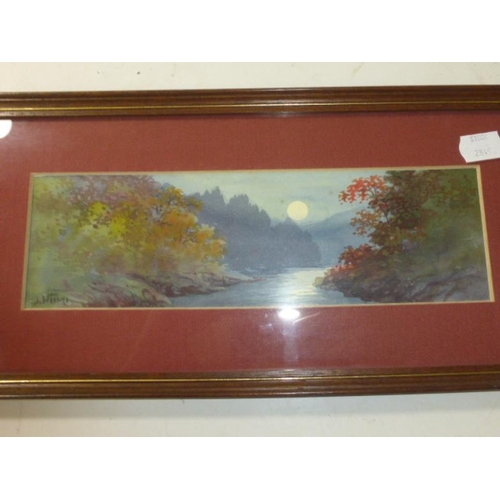 343 - Four Pre War Original Framed and Glazed Watercolours by The Japanese Artist S Niimi