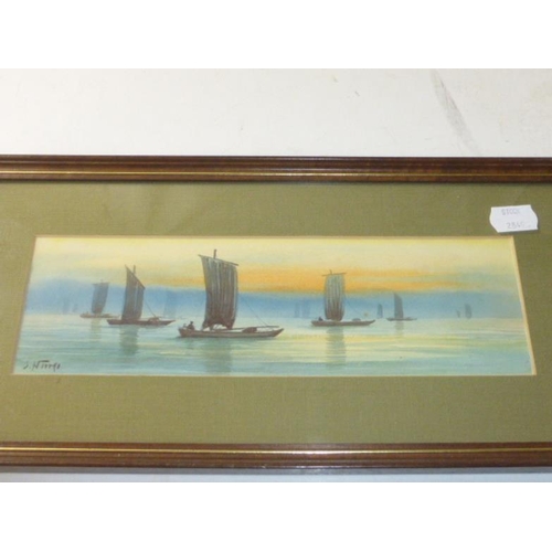 343 - Four Pre War Original Framed and Glazed Watercolours by The Japanese Artist S Niimi