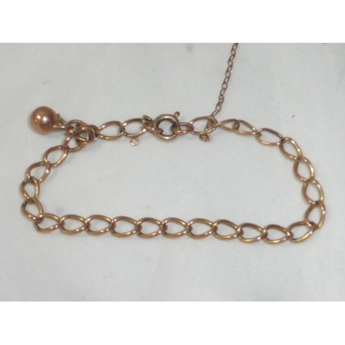 60 - Gold 9ct Chain Link Bracelet (3.3grams)