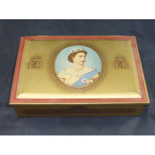 70 - Commemorative Tin Celebrating The Coronation of Her Majesty Queen II 1953