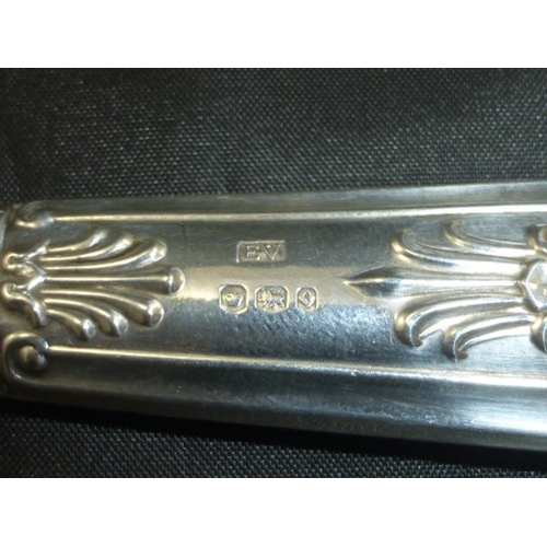 145 - Viners Hallmarked Sheffield Silver Cheese Knife