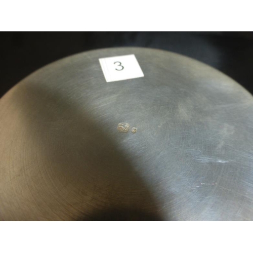 117 - Antique Hallmarked (Portuguese) Sterling Silver Box approx.8cm diameter