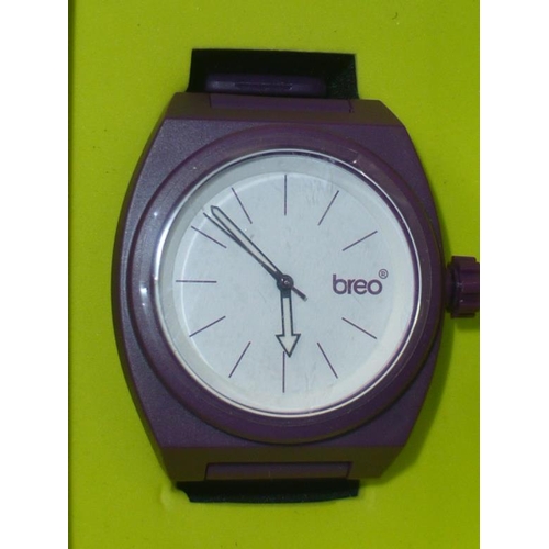 54 - Three New Breo Digital Watches in Box (Working)