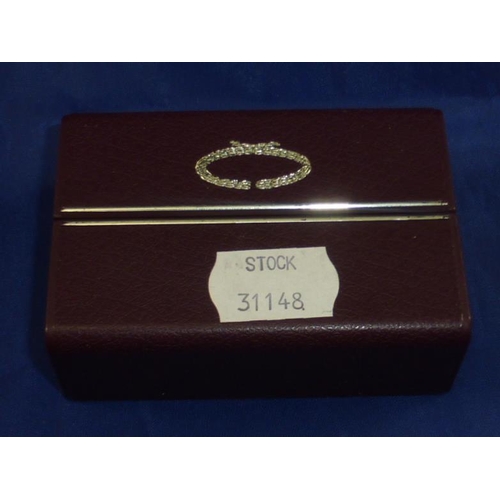 65 - Pair of Silver Hallmarked Cufflinks in presentation case